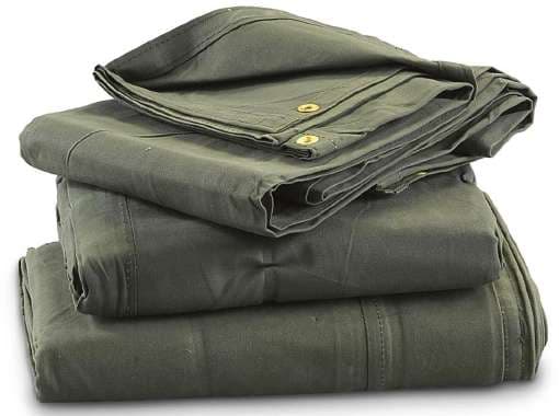 Heavy-duty HDPE woven waterproof tarpaulins